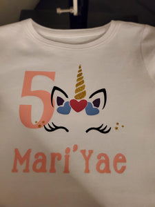 Unicorn Birthday Shirt